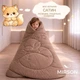 Одеяло Mirson летнее Односпальное 140x150 см Хлопок №0566 Sleepy Friends Леся (2200013033103) - изображение 4