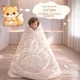 Одеяло Mirson всесезонное Односпальное 140x150 см Хлопок №0570 Sleepy Friends Леся (2200013033240) - изображение 4