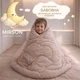 Одеяло Mirson всесезонное Односпальное 140x150 см Silk №0549 Sleepy Friends Луна (2200013033868) - изображение 4