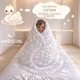 Одеяло Mirson летнее Односпальное 140x150 см EcoSoft №0560 Sleepy Friends Люмі (2200013032588) - изображение 4