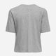 Футболка хлопковая женская ONLY 15368936-Light Grey Melange L Светло-серая (5715871534183) - изображение 5