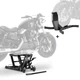 Підйомна платформа для мотоциклів ConStands Mid-Lift L + упор мотоциклетний домкрат для Harley та Chopper чорний - зображення 1