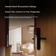 MI Smart Lock E10 Замок з паролем та відбитком пальця, інтелектуальний електронний замок для домашньої безпеки, для домашнього використання, великий дверний замок, встановлення в комплекті - зображення 6