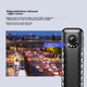 Видеорегистратор Aigo Dashcam, камера высокого разрешения, портативный компактный диктофон для аудио и видео, компактная камера для велоспорта S10, 32 ГБ - изображение 5