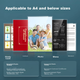 Ламинатор для фотографий Deli Home And Office, подходит для формата A4 и меньших размеров, ламинатор для фотографий коммерческого класса, машина для запечатывания пленки, ролик из твердой резины, антипригарная пленка, 14375 - изображение 3