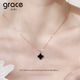Колье Grace Girl клевер розовое золото - изображение 3