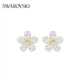 Сережки-гвоздики SWAROVSKI IDYLLIA з милою квіткою для жінок, подарунок на день народження, День богині, 38 мм, 5136838 - изображение 1