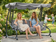 Садовые качели GardenLine Venera 210x120x170 см. Grey - изображение 5
