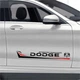 Наклейки Dodge на передние двери 72*9 см черный - изображение 1