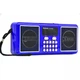 Портативный радиоприёмник аккумуляторный FM радио YUEGAN YG-1881UR c SD-карта, MP3 плеер синий - изображение 2