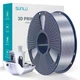 PLA-пластик Філамент Sunlu PLA Silk Plus Grey (PLA+) для 3D-принтера - 1Кг, 1.75mm Red Шовковий Сірий з Котушкою - изображение 1