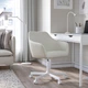 Обертовий стілець Gunnared бежевий/білий IKEA TOSSBERG / MALSKÄR 795.082.32 - изображение 3