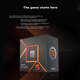 Процесор AMD Ryzen 5 7500F (R5), 5 нм, 6 ядер, 12 потоків, максимальна частота Boost до 5 ГГц, процесор AM5 у штучному корпусі, плавна гра для Dota/Warzone/CSGO - изображение 6