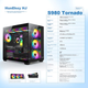 Корпус Huntkey S980 Tornado Panoramic Edition Seaside View Black - изображение 5