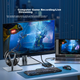 Карта видеозахвата SAMZHE HDMI, устройство захвата видео 4K высокой четкости с петлевым выходом через USB, совместима с камерами Canon, Nikon, Sony, Nintendo Switch/PS/NS, смартфонами и планшетами для игр, прямых трансляций и записи. - изображение 7