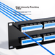 Патч-панель BIAZE TT81 50 портов RJ-11 1U 19" Black - изображение 8
