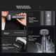 Электробритва Panasonic Little Hammer 2.0, возвратно-поступательная, мужская, с импортным магнитным двигателем, трехлезвийная головка, разъем Type-C, подарок на день рождения, новогодний подарок для мужчин, JLM3C, черная. - изображение 10