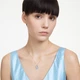 Колье SWAROVSKI «Лебедь» (Голубой лебедь), женский подарок на день рождения для девушки, женское украшение 5660594 - изображение 4