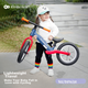 Детский беговел KinderKraft KK для детей от 1 до 3 лет, без педалей, с амортизирующей подошвой, улучшенный цвет «гоночный красный». - изображение 4