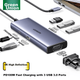 Док-станция расширения UGREEN Type-C, USB-C-концентратор, адаптер-конвертер HDMI/VGA, совместимая с Apple MacBook 16/17, iPad, ноутбуками Huawei, 25037 - изображение 2