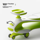 Детский электромобиль COOGHI Twist Car для взрослых, бесшумный и износостойкий, с универсальными колесами, подарок на первый день рождения для детей от 1 до 8 лет, классический зеленый. - изображение 9