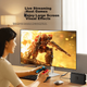 Карта відеозахоплення UGREEN HDMI 4K HD з входом MS2130, сумісна з Switch NS/PS5, комп'ютером, мобільним телефоном, планшетом, камерою, грою, записом прямої трансляції, USB 3.0/Type-C - изображение 6