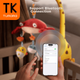 Мобиль для детской кроватки Tumama Kids, игрушка для младенцев, подвесная успокаивающая колыбельная музыкальная вращающаяся погремушка, подарочный набор для новорожденных "Полнолуние" - изображение 6