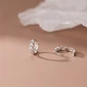 Серьги-гвоздики Dijing Wheat из серебра 925 пробы, женские, в виде колец, элегантные аксессуары для ушей, зажимы для ушей, рождественский подарок. - изображение 9