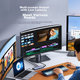 Док-станция UGREEN Type-C для четырех экранов с портами DP/HDMI/VGA и Thunderbolt 4, адаптер расширения для нескольких экранов 4K 60 Гц для торговли акциями, совместима с ноутбуками Huawei, Honor, Lenovo. - изображение 5