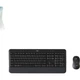 Бездротова клавіатура та миша Logitech MK650 Bluetooth, комплект клавіатури та миші для бізнесу та офісу, офісна миша та клавіатура, тиха миша, повнорозмірний дизайн, преміум-серія, чорний та сірий - зображення 2