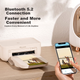 Принтер HPRT CP4100 фото портативний міні бездротовий Wi-Fi/Bluetooth, кольоровий - зображення 4
