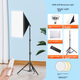 Shuotu Live Streaming Fill Light, Photography LED Soft Light, Portable Camera, Influencer Streamer Lighting, Soft Box, Beauty Light, Props, Photography Studio Complete Set, Live Streaming Stand-Special Equipment, Lamp Stand - изображение 4