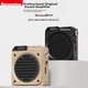 Міні-мегафон Newmine MS12 для вчителів, екскурсоводів, поясний Bluetooth-колонка, портативний рекламний лекційний навчальний пристрій з високою гучністю, чорний - зображення 5