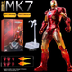 Фигурка Железного Человека Marvel, версия MK7 с подсветкой, модель для демонстрации, подарок на день рождения для мальчиков. - изображение 5
