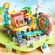FEELO — игрушка, совместимая с крупными строительными блоками LEGO, подарок на день рождения для мальчиков и девочек, детский домик 1676D-1 - изображение 6