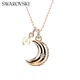 Перлинне кольє SWAROVSKI SUBLIMA у формі місяця для жінок, подарунок на день народження дівчини, 5671585 - изображение 8