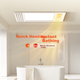 Обогреватель для ванной комнаты BULL Wind Heating, 2500 Вт, с вентилятором, подсветкой и встроенным кнопочным выключателем, модель GY25AJZ (отправляется случайным образом). - изображение 2