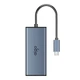 Док-станция расширения Aigo Type-C, USB 3.0-концентратор, адаптер порта Gigabit Ethernet RJ45, конвертер HDMI/VGA, быстрая зарядка PD100 Вт, док-станция расширения USB T07-R (металлический корпус) - изображение 3