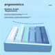 REDRAGON KS104 Механічна клавіатура, бездротова клавіатура, 104-клавішна Bluetooth-клавіатура, комп'ютерна клавіатура, новорічний подарунок, чорно-біла, червоний перемикач - зображення 7
