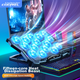 Охлаждающая подставка для ноутбука ICE COOREL K12, подставка для игровых ноутбуков, регулируемая по высоте, складная, совместима с 17,3-дюймовыми ноутбуками Lenovo Legion и Mechanical Revolution. - изображение 4