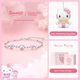 Браслет Chaosehui Sanrio HelloKitty з чистого срібла для жінок, розкішна високоякісна подарункова коробка на день народження для дівчини 6029 - изображение 7