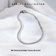 Тенісний браслет Daniel Wellington DW Ma Sichun Edition Starlight Silver Fashion Luxury DW386 - зображення 4