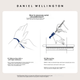 Тенісний браслет Daniel Wellington DW Ma Sichun Edition Starlight Silver Fashion Luxury DW386 - зображення 7