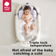 Складна дитяча ванна Babycare, допоміжний засіб для купання, портативна ванна для плавання, одне відро для купання, колір «Льодовиковий синій». - зображення 4