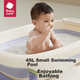 Складна дитяча ванна Babycare, допоміжний засіб для купання, портативна ванна для плавання, одне відро для купання, колір «Льодовиковий синій». - зображення 6