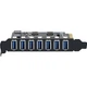Плата розширення EB-LINK PCI-E на 7 портів USB 3.0, внутрішня семипортова USB-адаптерна плата для настільного комп'ютера, плата концентратора HUB, блок живлення не потрібен - изображение 3