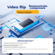 Подвійна лазерна указка ASiNG A81, ручка для перегортання сторінок PPT для вчителя, світлодіодний екран Seewo для дошки з відображенням часу та зворотним відліком, фокусоване збільшення, подвійний інтерфейс 32G зелене світло - изображение 6