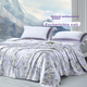 Ковдра FUANNA шовкова літня двоспальна 230×229 см purple - зображення 3