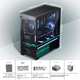 Корпус PHANTEKS XT523 Mid-Tower Black - изображение 7
