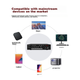 Колонки потолочные Newmine R12 комплект с усилителем Bluetooth для дома и офиса - изображение 7